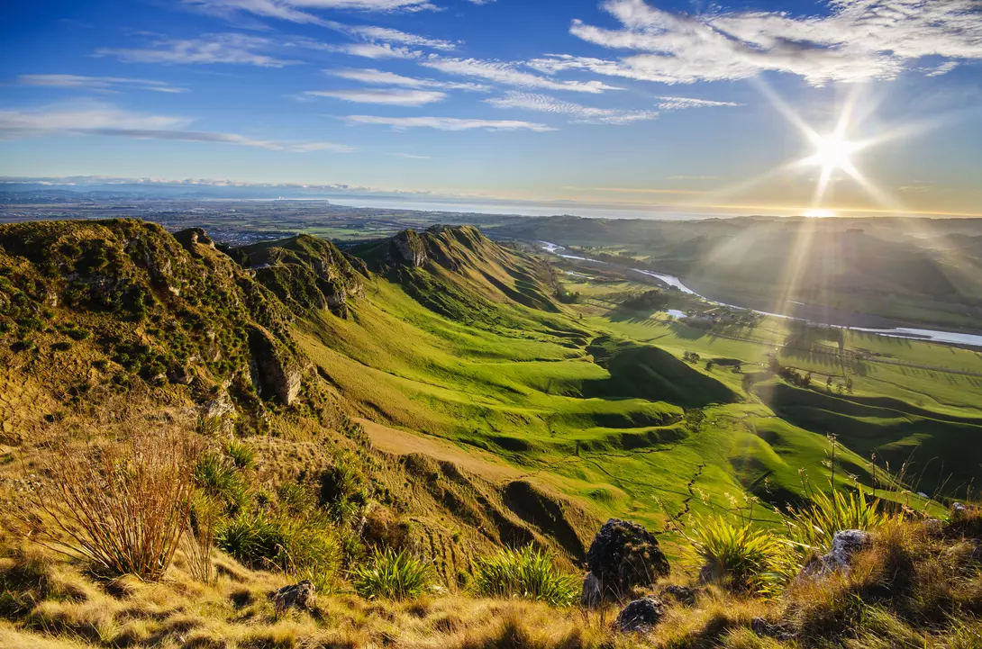 Te Mata Peak Sunrise at Te Mata Peak, New Zealand