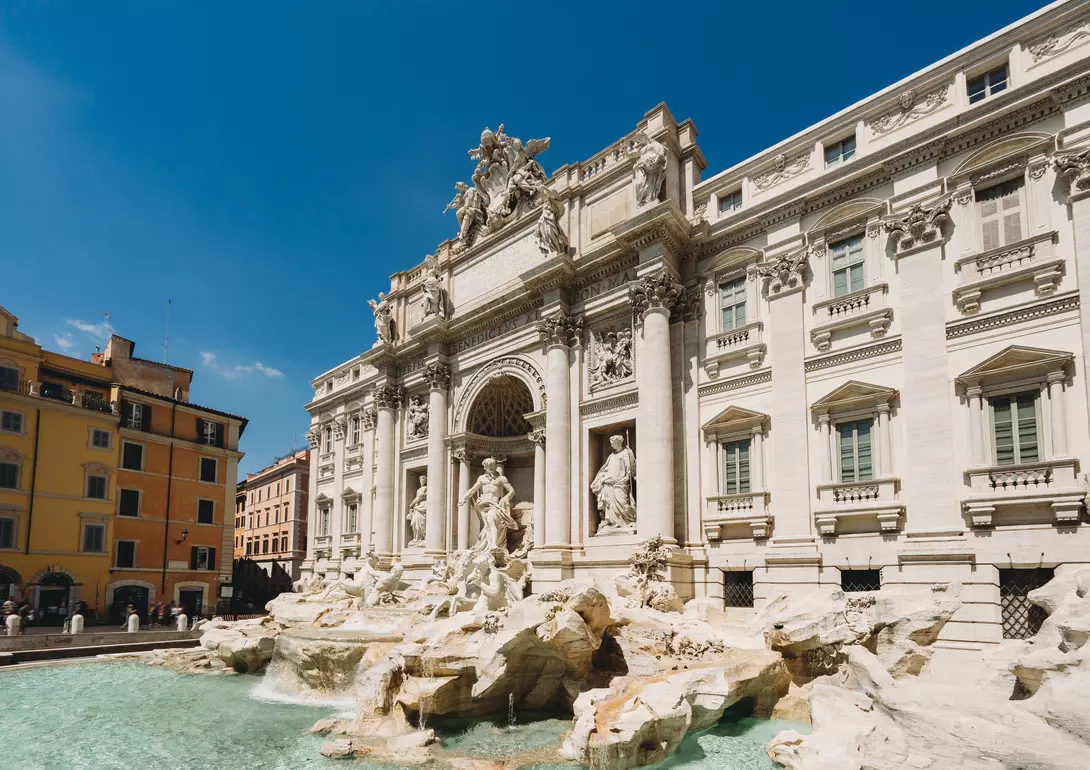 Trevi fountain in Rome