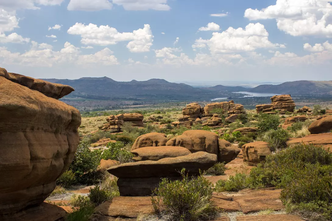 The Magaliesberg Mountains is a small mountain chain in the Gauteng and North-west provinces of South Africa