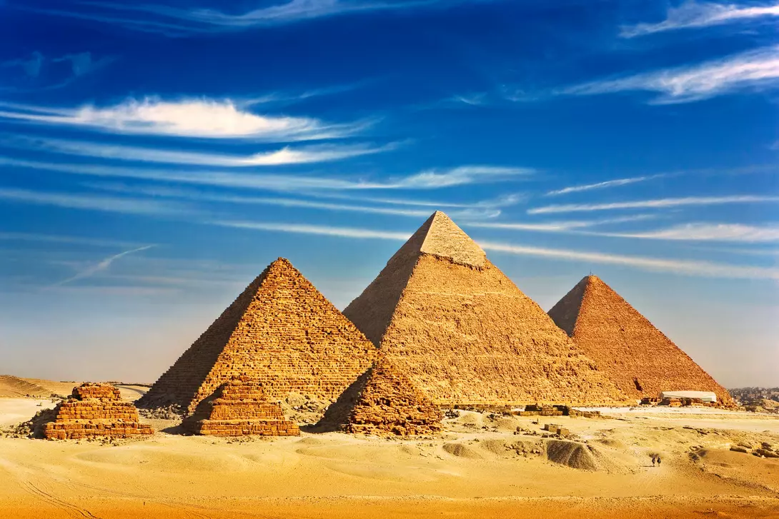 Admire the history built within the Giza Pyramids