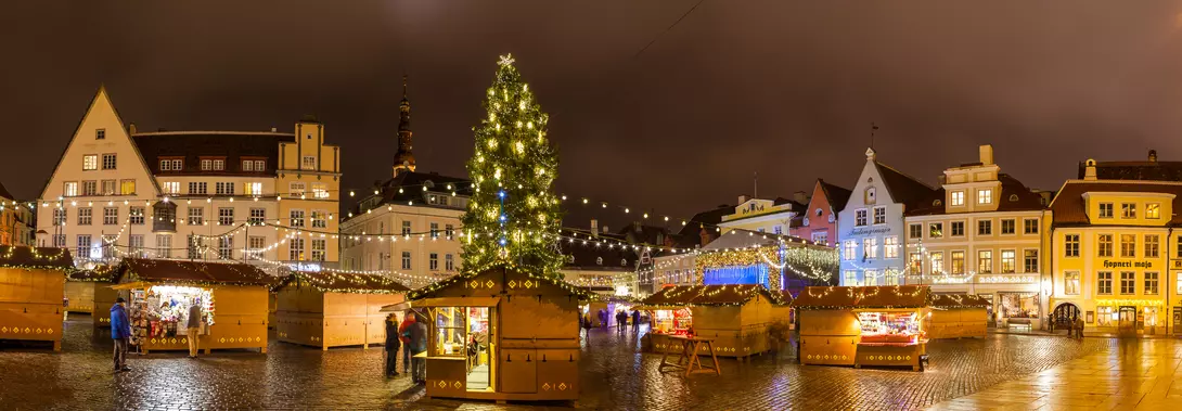 Christmas market, Tallinn, Estonia