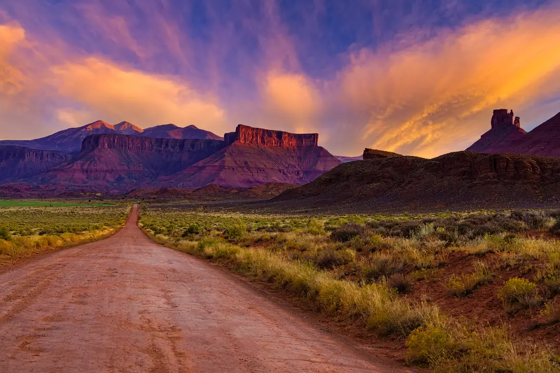 La Sal Mountains & Red Rock Canyons, Moab, Utah