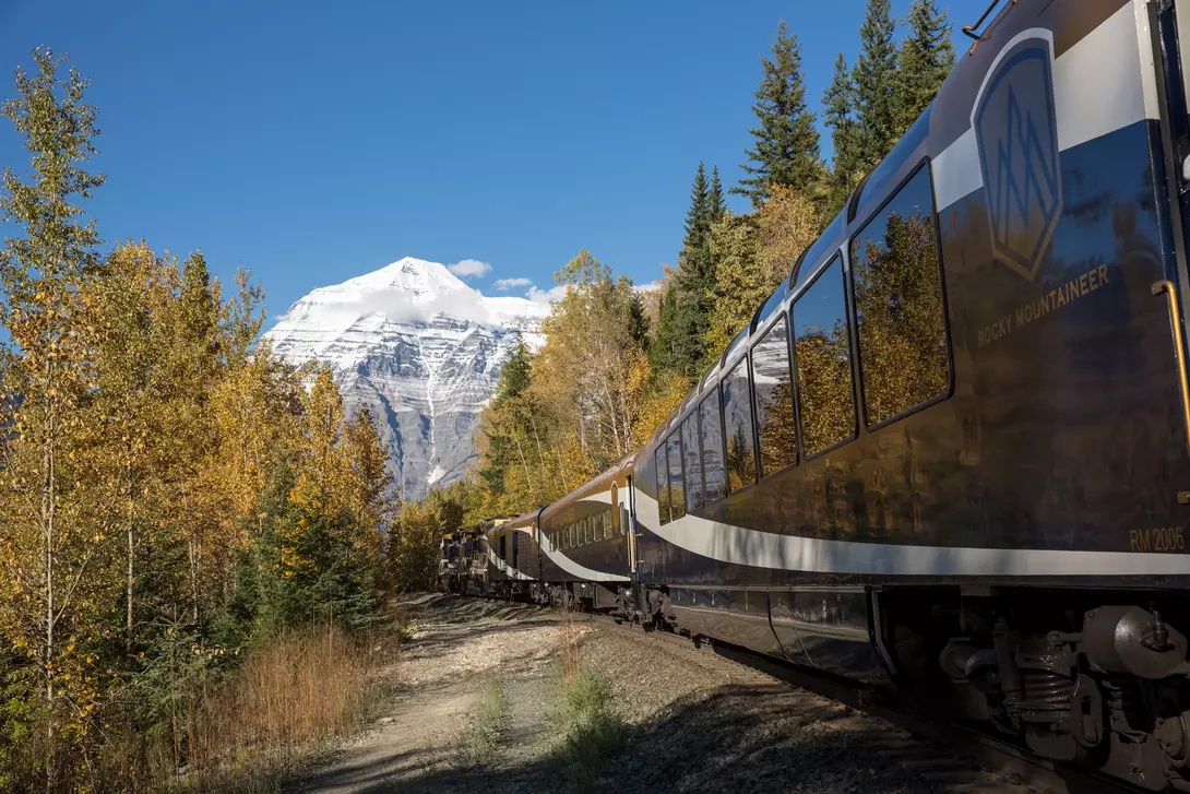 Mount Robson on Journey through the Clouds