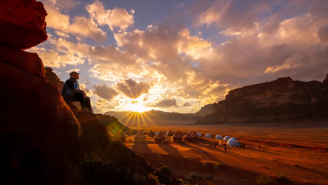 Sunset over Wadi Rum, Jordan