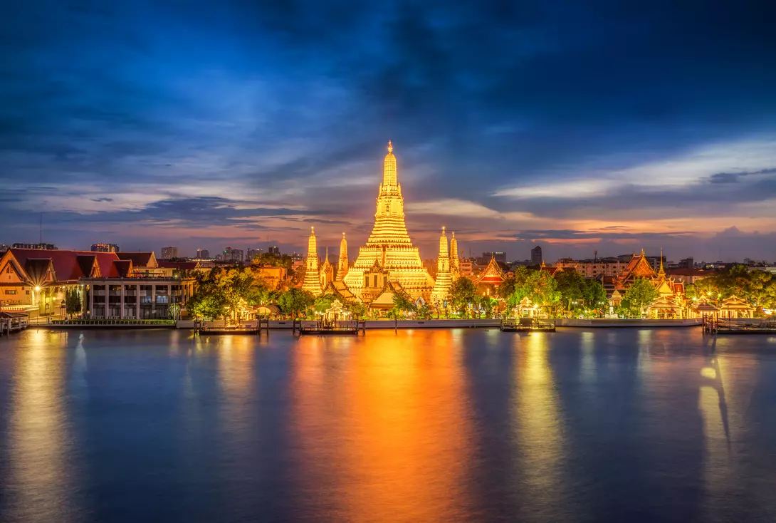 Wat Arun Temple on the Chao Phraya River, Bangkok