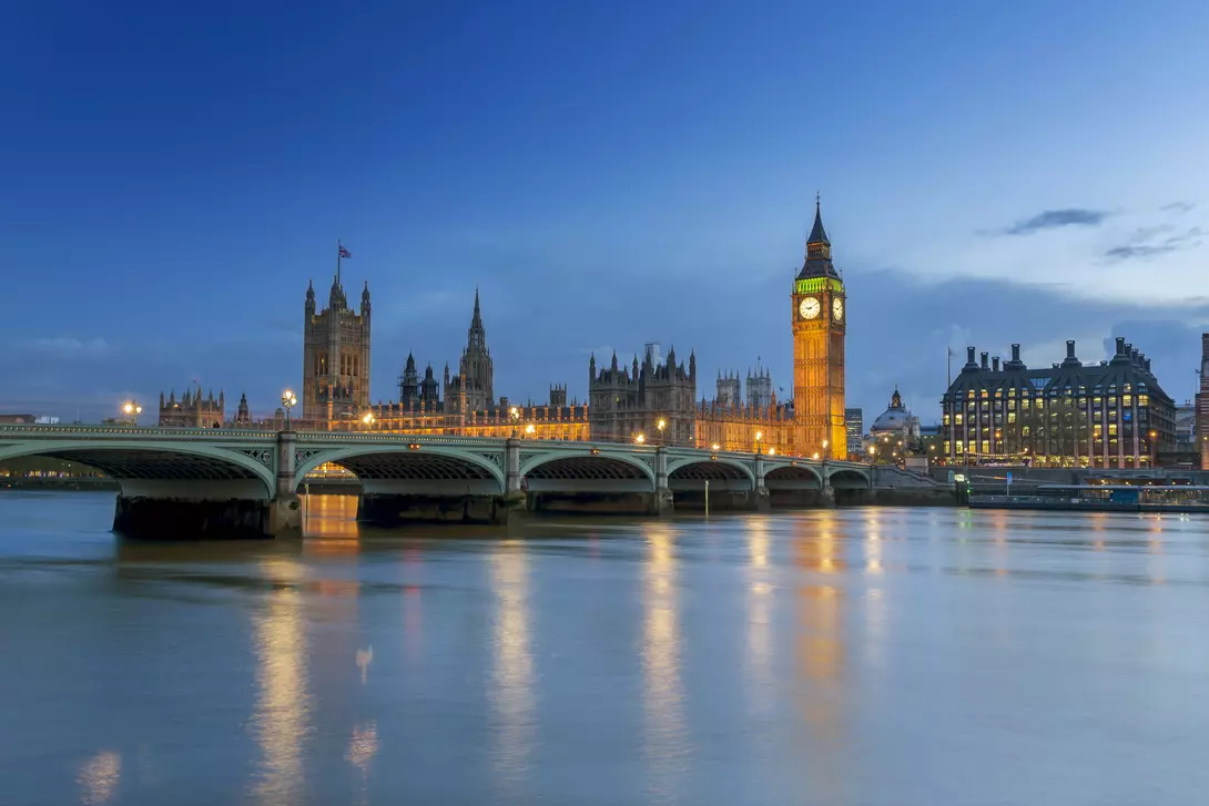 The Palace of Westminster, London