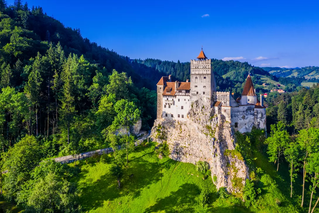 The medieval Castle of Bran, known for the myth of Dracula.