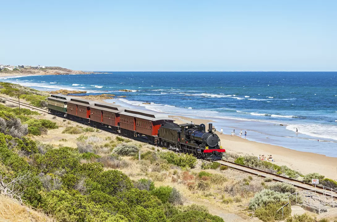 SteamRanger’s iconic steam-hauled Cockle Train