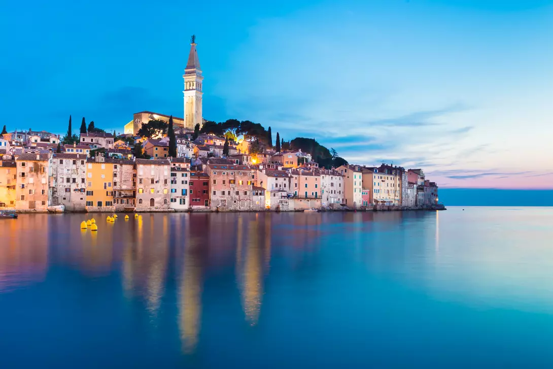 A fishing town on the Adriatic Sea, Rovinj was part of the Byzantine Empire