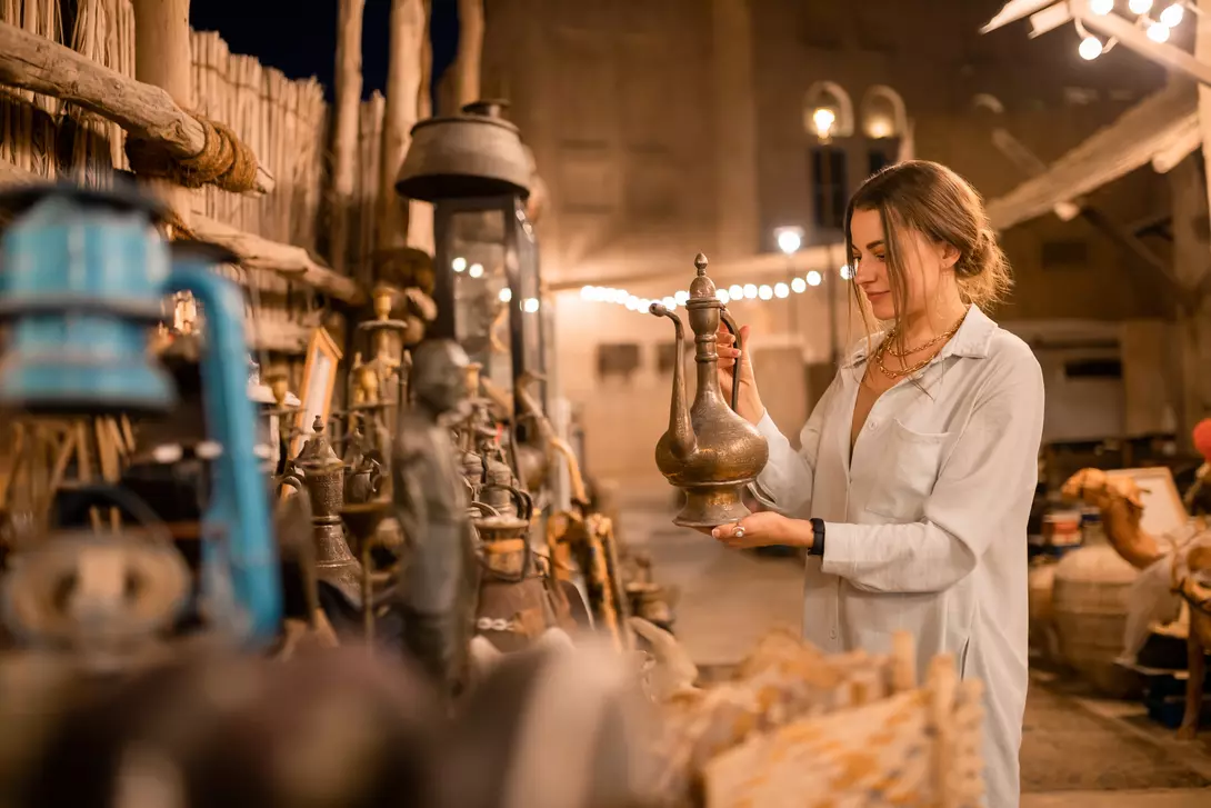 Exploring the markets of Dubai