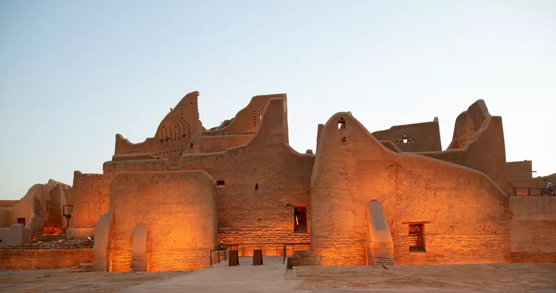 Streets of the old city Diriyah near Ar Riyadh