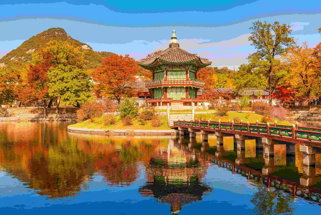 Gyeongbokgung Palace in Seoul, South Korea.