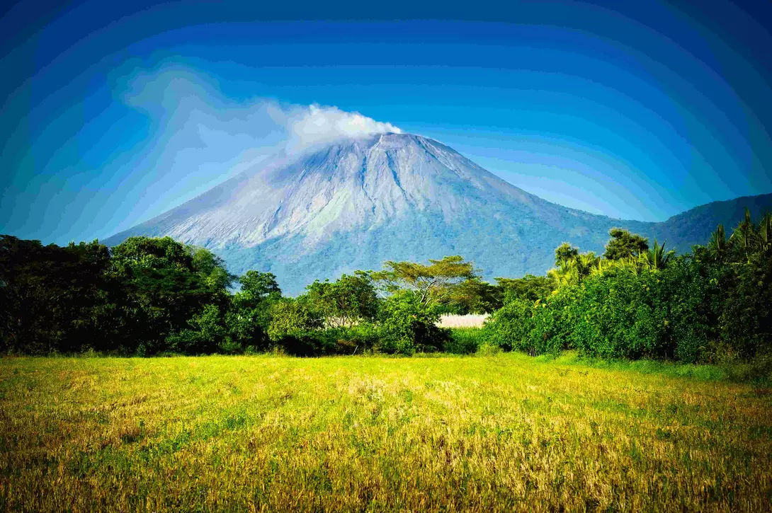 San Cristobal Volcano Located in Nicaragua.
