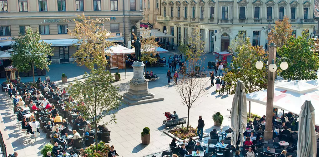 Petar Preradovic Sqaure - a popular site to visit while on your Croatia vacation.