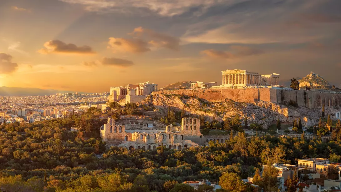 Take a hike up to the Acropolis of Athens for a panoramic view