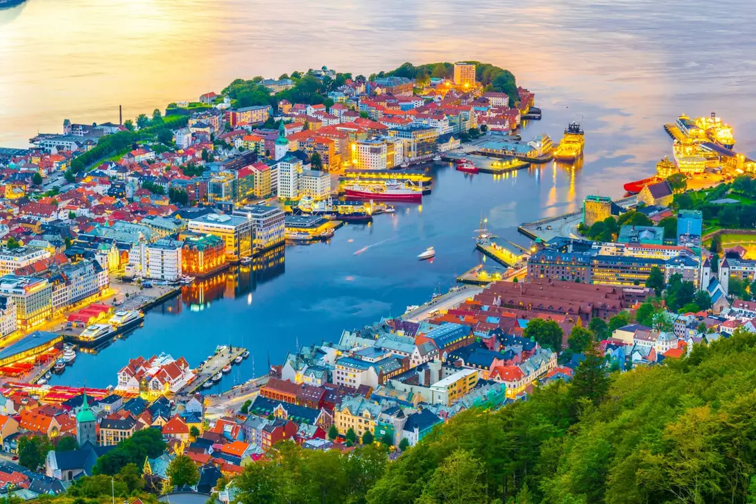 Bergen Harbor, Norway