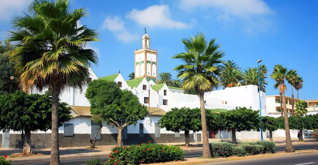 A boulevard in Casablanca