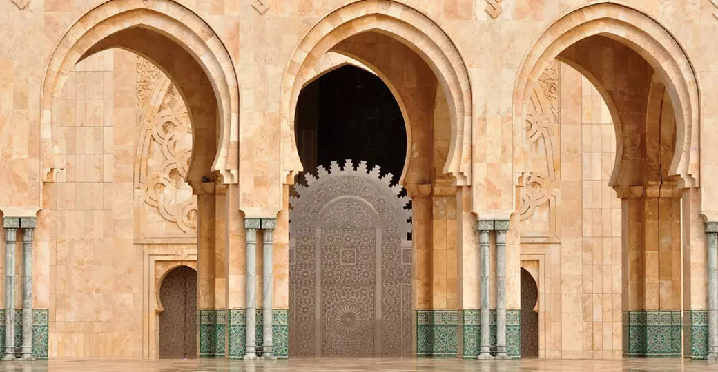 Details of Hassan II mosque