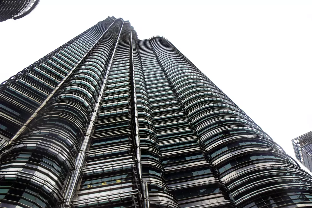 Cityscape view of Kuala Lumpur with Petronas Towers