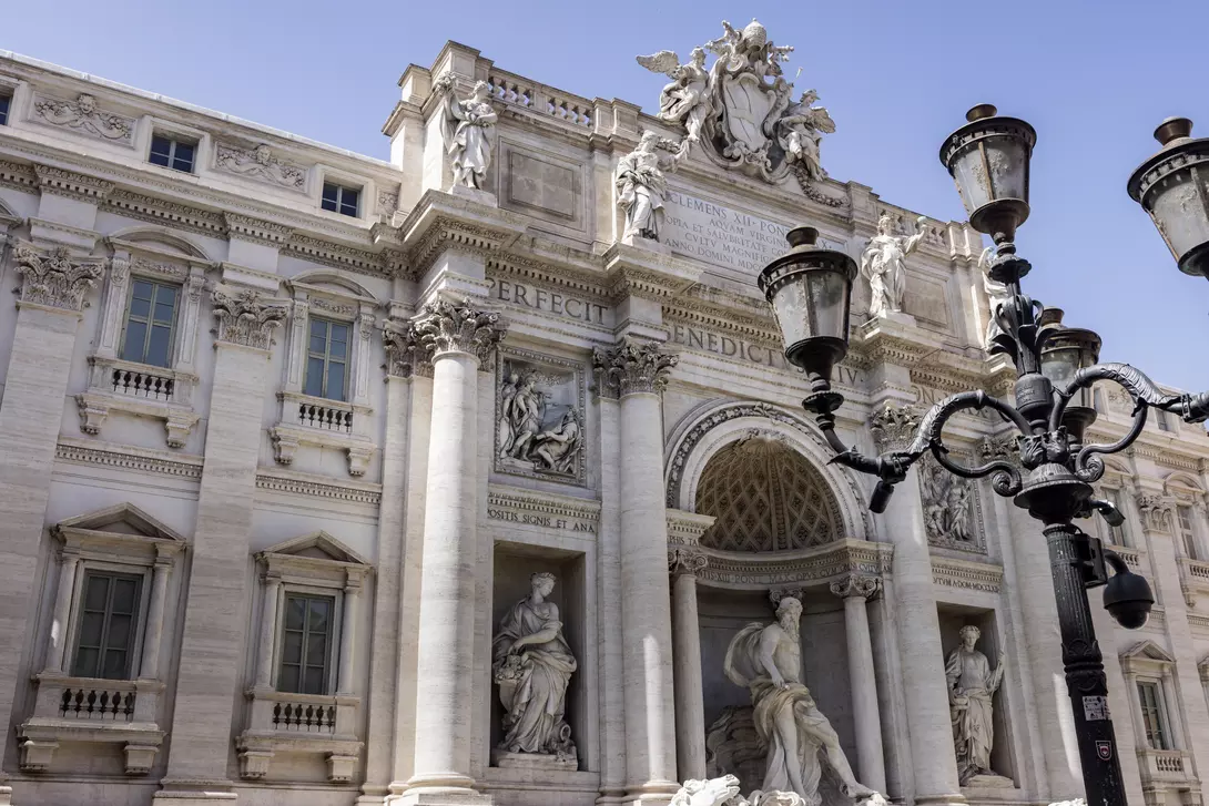 The largest Baroque fountain in Rome and one of the most famous fountains in the world