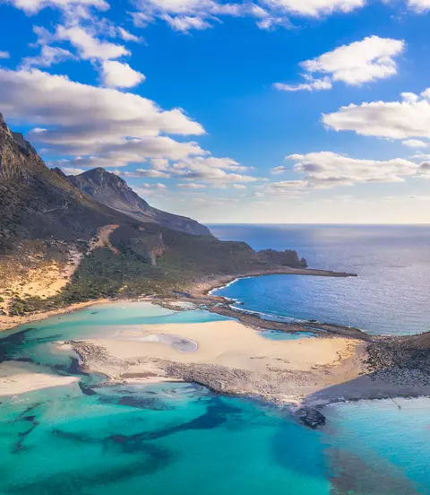 Amazing view of lagoon with magical turquoise waters, lagoons, tropical beaches of pure white sand
