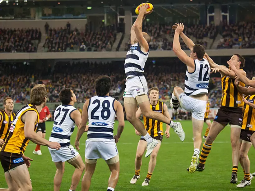 Aussie Rules - the sport of choice in Melbourne