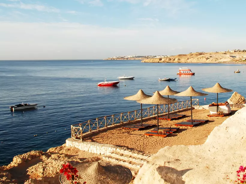 Red Sea coast of Sharm el Sheikh - a great photo opportunity while on your Egypt vacation.