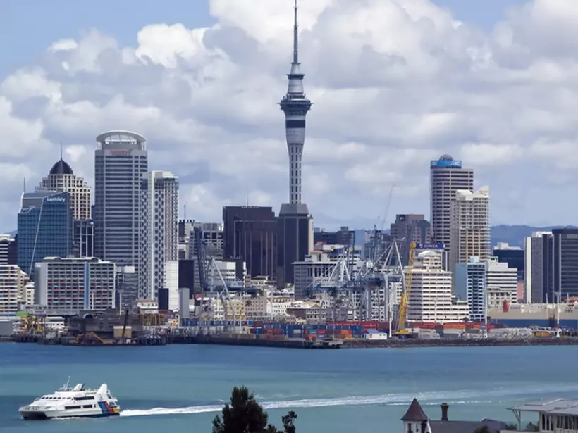 A view of Auckland's impressive skyline - always a great photo opportunity on your New Zealand vacation.